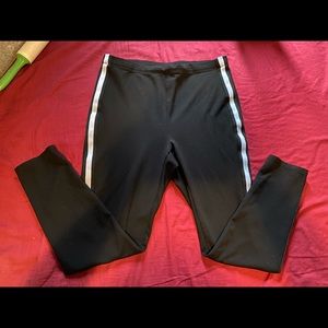 MICHEL STUDIO BLACK W/WHITE STRIPES LEGGING